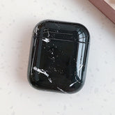 Estuche protector para auriculares inalámbricos con diseño de mármol para Apple AirPods 1/2